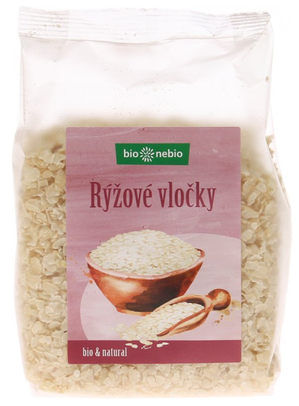 BIO rýžové vločky 300g Bio Nebio